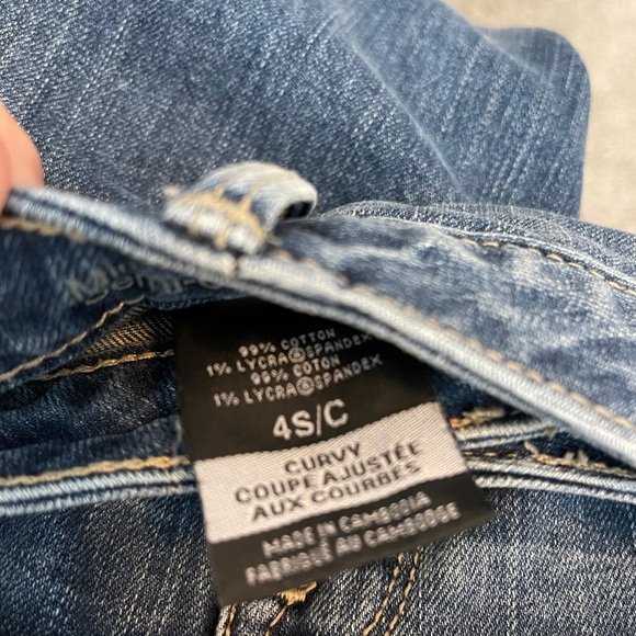 EUC Mossimo jeans size 4S/Curvy - Picture 2 of 3